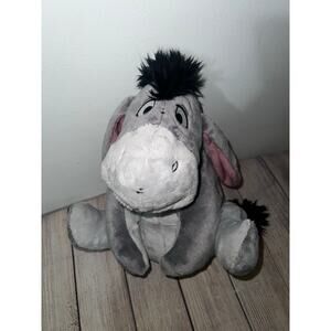 Disney Store Eeyore Plush Stuffed Animal Toy Removable Tail 15" Winnie the Pooh